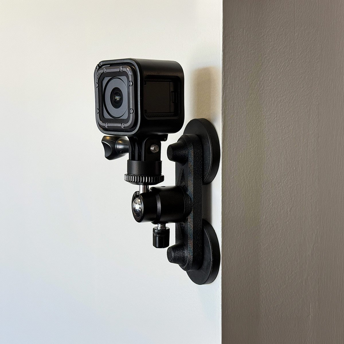 Magnetic Action Camera Mount with Ball Head, Heavy Duty Base for GoPro, Insta360 & DJI